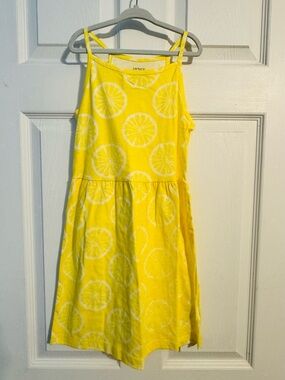 Carter's Bright Yellow Lemon-Print Girls' Sundress